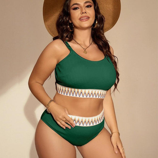 Bikini Talle Alto con Abertura Lateral para Tallas Grandes - Image 7