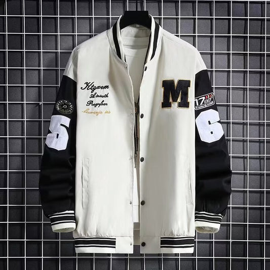 Chaqueta de Béisbol Holgada Estilo Hong Kong para Estudiantes de Secundaria - Image 2