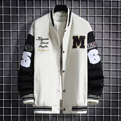 Chaqueta de Béisbol Holgada Estilo Hong Kong para Estudiantes de Secundaria - Image 2
