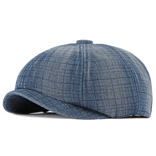 Boina Octagonal Denim Lavado Primavera Otoño - Image 15