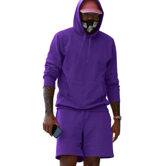 Conjunto de Sudadera y Shorts con Forro Polar para Hombre - Image 3