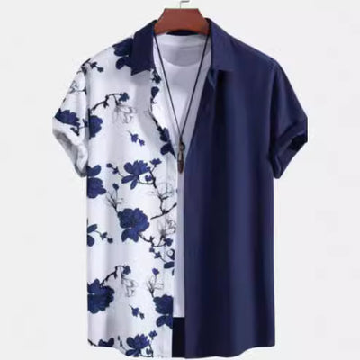 Camisa Casual Estampada de Manga Corta para Hombre - Image 4