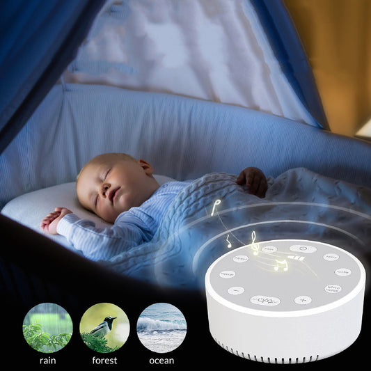 Dispositivo de Luz Respiratoria para Dormir - Regulador de Emociones y Ruido Blanco