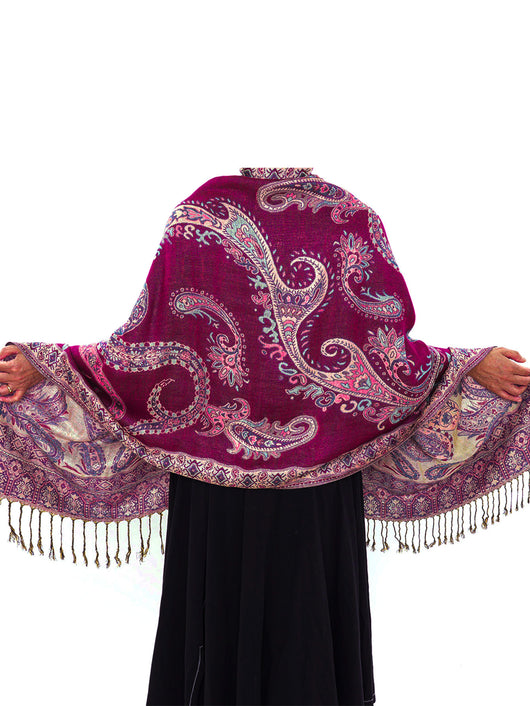 Poncho Bohemio Étnico Jacquard - Estilo Retro Nacional - Image 30