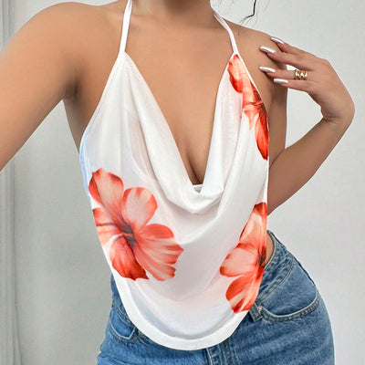 Blusa Halter Estilo Vacacional Hot Girl - Image 5