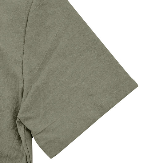 Traje de Lino Americano para Hombre - Dos Piezas Cuello Mao Playa Verano - Image 20