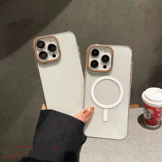 Funda Magnética Transparente de Aluminio - Resistente a Caídas - Image 2