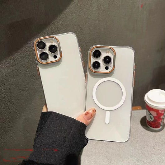 Funda Magnética Transparente de Aluminio - Resistente a Caídas - Image 2