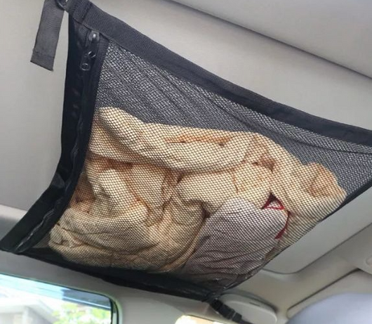 Organizador de Almacenamiento Colgante para Auto con Malla Doble - Image 2