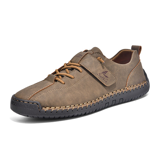 Botas Cortas para Hombre Talla Grande con Costura a Mano - Image 9
