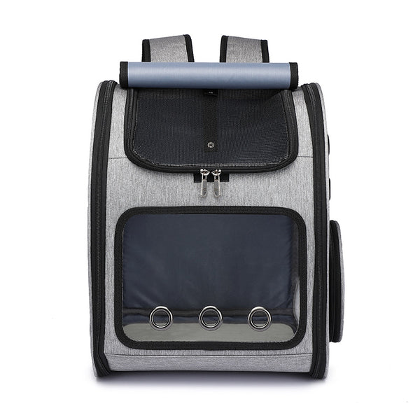 Mochila Transportadora para Mascotas Respirable y Cómoda para Viajes