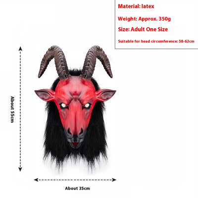 Máscara de Antílope Realista para Juegos de Rol en Látex - Image 6