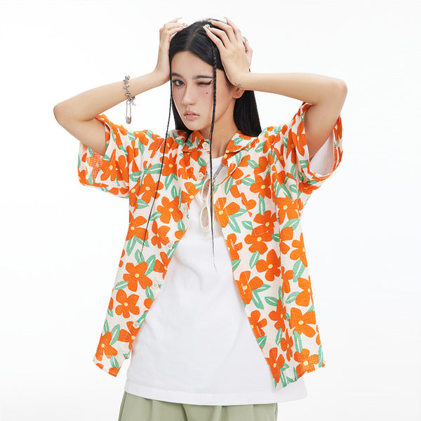 Camisa Casual Estampada Unisex