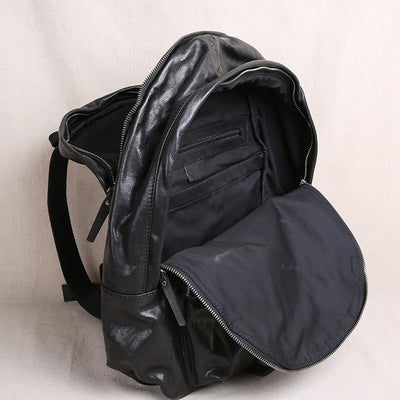 Bolsa de Viaje Vintage para Hombre - Cuero Genuino Capacidad Expandible - Image 4