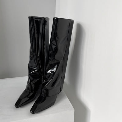 Botas Negras de Tacón Alto para Mujer - Image 3