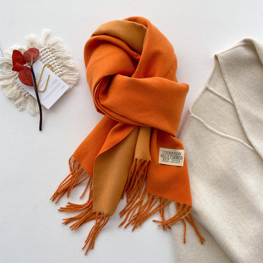 Pañuelo Reversible de Color Sólido para Mujer - Image 22