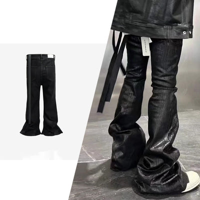 Jeans Acampanados Unisex con Cordón Trasero - Image 2
