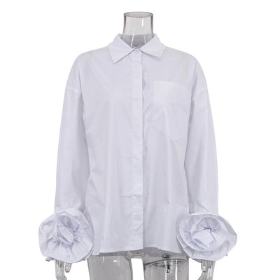 Camisa Manga Larga con Bordado Floral - Image 4