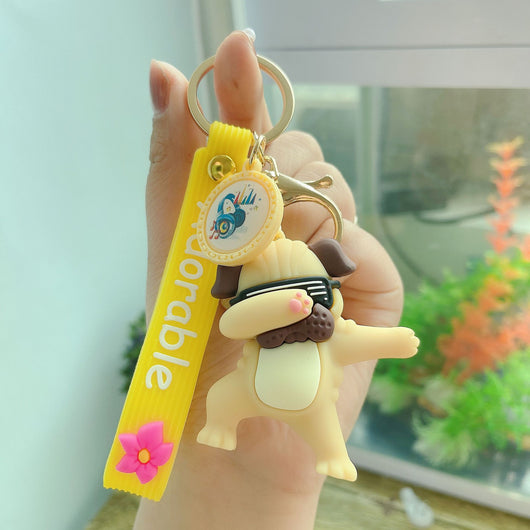 Llavero Adorable Elefante y Vaca de Ojos Grandes - Colgante Kawaii de Resina Epoxi - Image 19