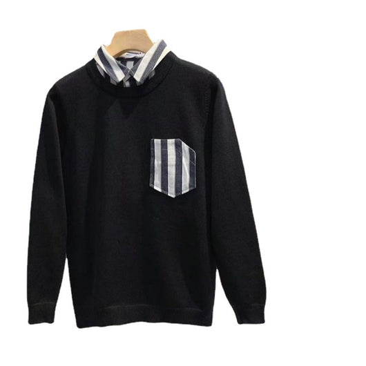 Camisa Casual para Hombre con Cuello Desmontable y Parches - Image 8