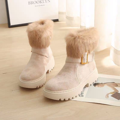 Botas de Nieve Plataforma Velvet con Pelaje de Conejo - Image 14
