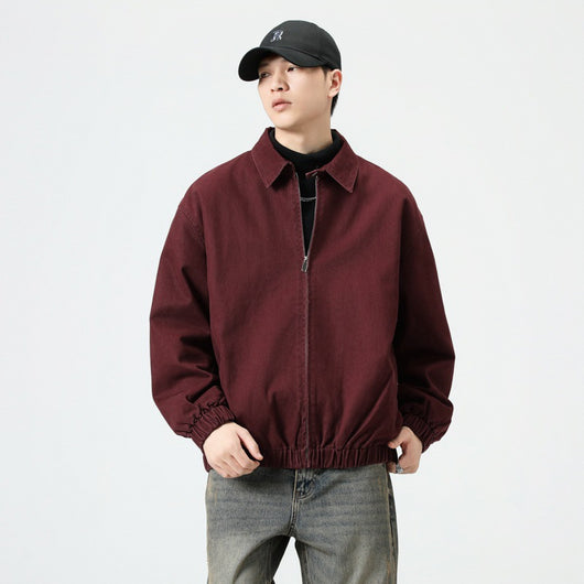 Chaqueta de Trabajo Holgada para Otoño Hombre - Image 3