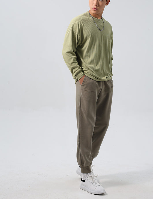 Sudadera Deportiva Jacquard con Rayas, Corte Relajado y Hombros Caídos - Image 12