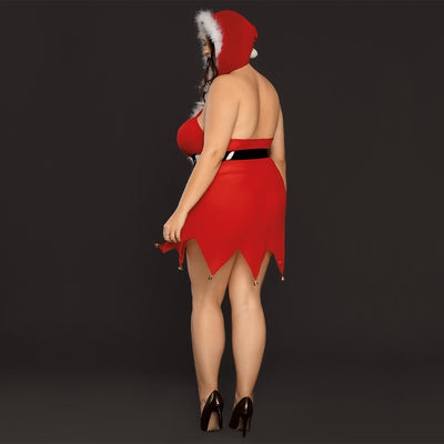 Disfraz Navideño Plus Size Rojo - Traje Cosplay Festivo - Image 2