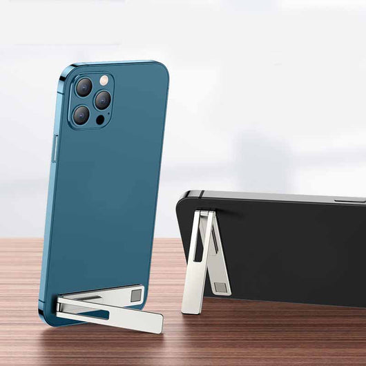 Soporte Plegable en L para iPad y iPhone - Aluminio Resistente Compatible con Apple