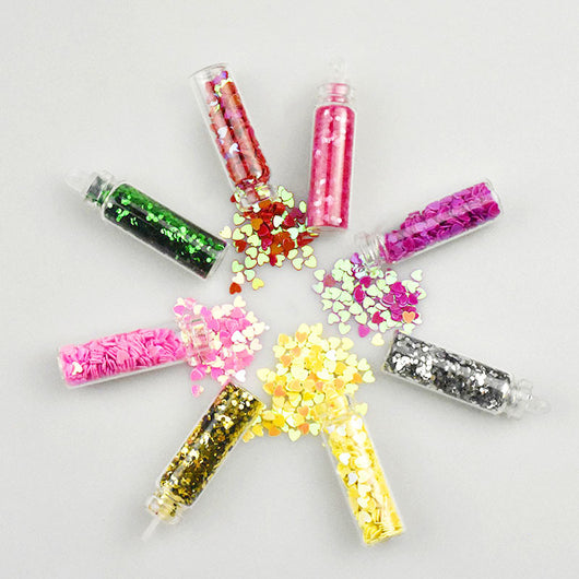 Kit de 48 Colores de Brillo y Lentejuelas para Uñas DIY - Image 7