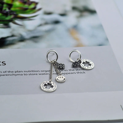 Aretes Geométricos de Plata S925 para Mujer con Etiqueta - Image 11