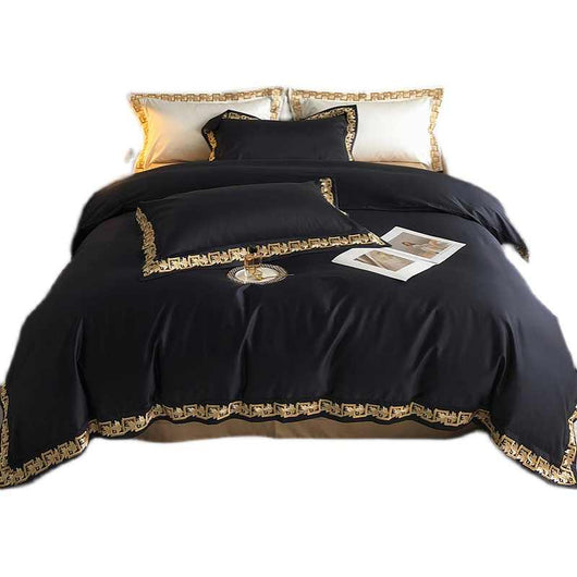 Juego de Cama 4 Piezas Algodón Pima 120s Bordado Premium - Image 13