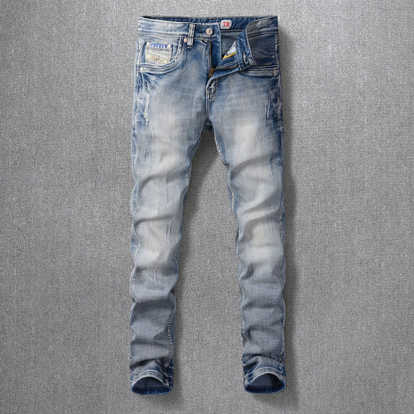 Jeans Rotos Hombre Estilo Europeo y Americano