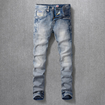 Jeans Rotos Hombre Estilo Europeo y Americano