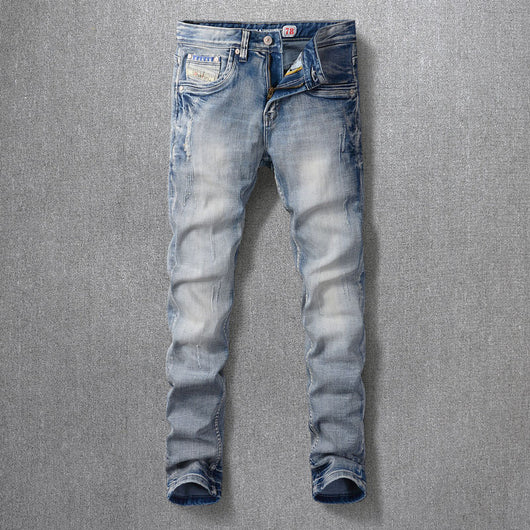 Jeans Rotos Hombre Estilo Europeo y Americano