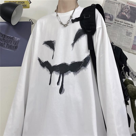 Camiseta Harajuku Estampada de Manga Larga Unisex - Image 10