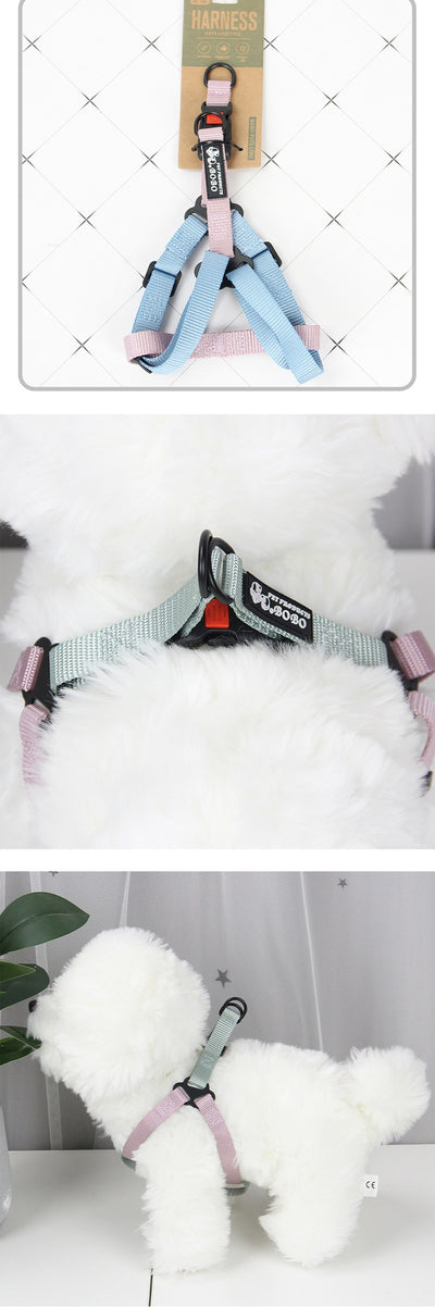 Arnés Pectoral Ajustable para Perro con Cuerda de Sujeción - Image 19