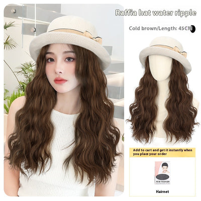 Peluca Larga Tipo Gorro para Mujer - Cabello Largo Verano - Image 3