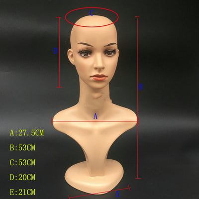Busto Maniquí de Plástico Media Cuerpo para Exhibir Collares y Accesorios - Image 11