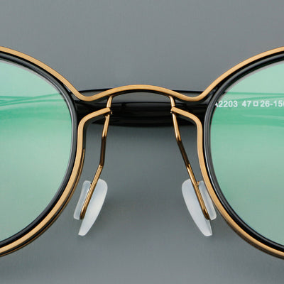 Gafas Retro Versátiles con Montura de Metal TR - Image 16