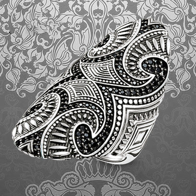 Anillo de Plata Esterlina con Patrón Maorí para Dedo Índice - Image 5