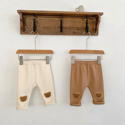 Pantalones Térmicos Infantiles con Osito Bordado 3D - Calidez y Comodidad - Image 20
