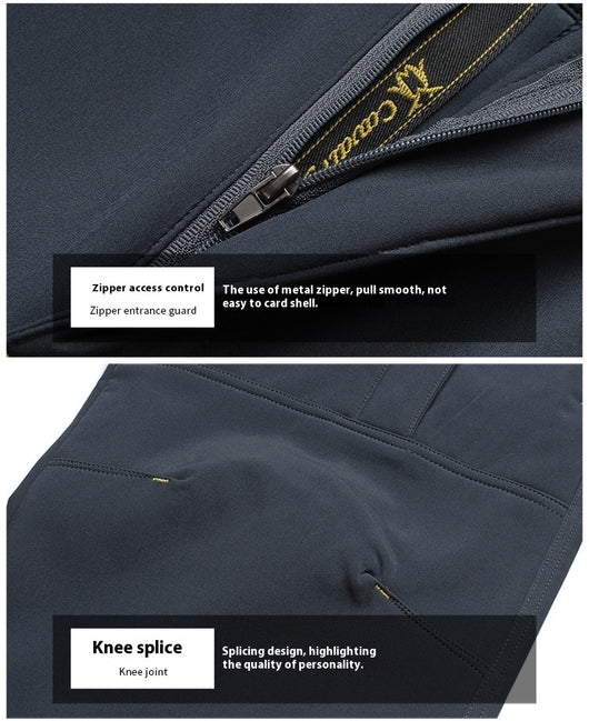 Pantalones de Senderismo Impermeables y Cálidos de Corte Holgado - Image 18