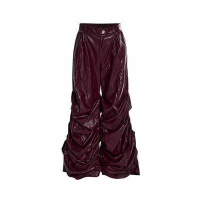 Pantalón Ancho Plisado Casual Acumulado - Image 3