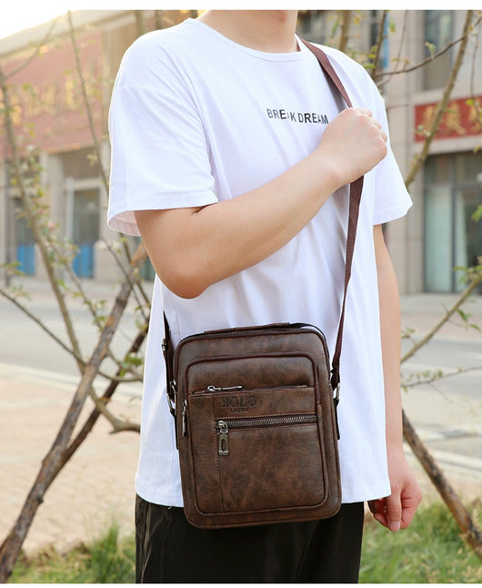 Bolsa de Hombro Masculina de Poliéster para Uso Diario - Image 11