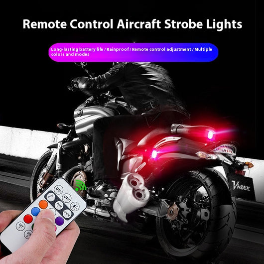 Luz de Advertencia Inalámbrica para Motocicleta con Control Remoto - Image 17