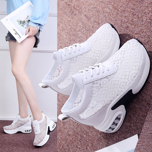 Zapatillas Deportivas Casuales para Mujer con Plataforma y Malla Transpirable - Image 4
