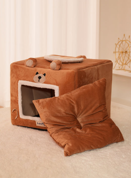 Casa Cama Térmica para Mascotas - Cueva Acogedora Lavable - Image 13
