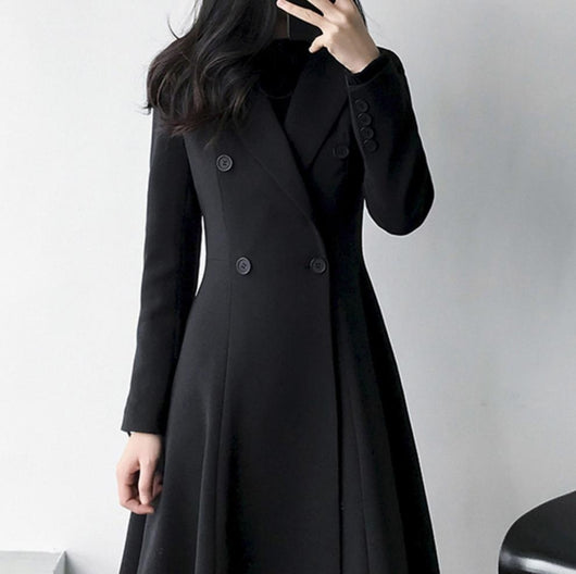 Abrigo Trench Coat Largo Talla Grande para Mujer - Colección Otoño - Image 10