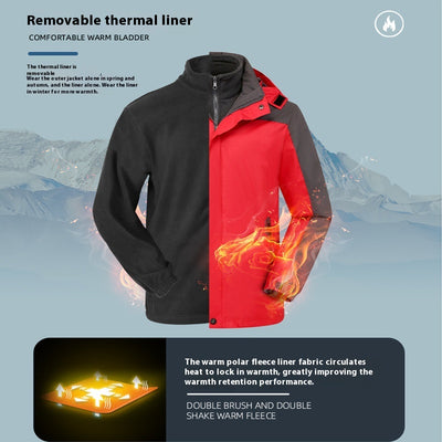Chaqueta Impermeable Cortaviento Unisex para Aventuras al Aire Libre - Image 3